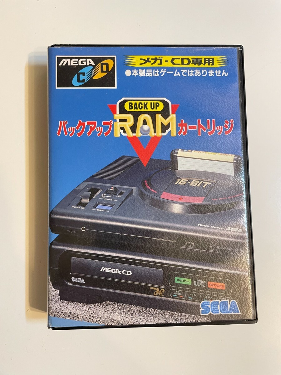 Back Up Sega Mega CD RAM for Sega Mega Drive NTSC-J JAPANESE Back Up Sega Mega CD RAM for Sega Mega Drive NTSC-J JAPANESE