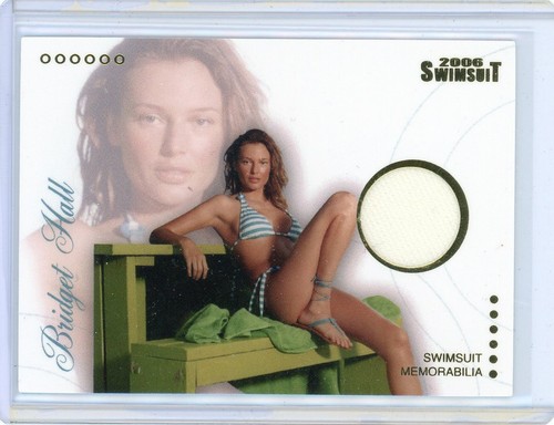 BRIDGET HALL 2006 SPORT ILLUSTRIERT SI BADEANZUG #BH/M BIKINI RELIKTKARTE - Bild 1 von 2