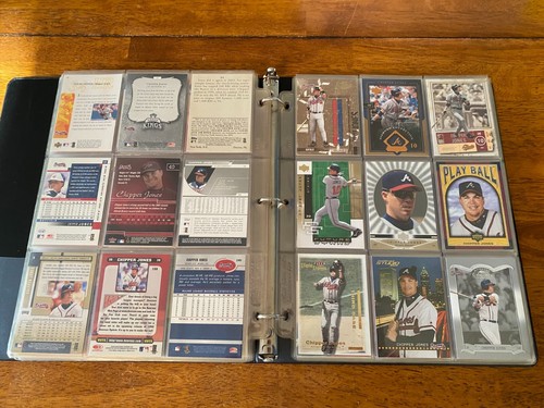 Chipper Jones - Lote de tarjetas de béisbol libro de 109 - Sin duplicados - ¡¡Gran variedad!!! - Imagen 9 de 14