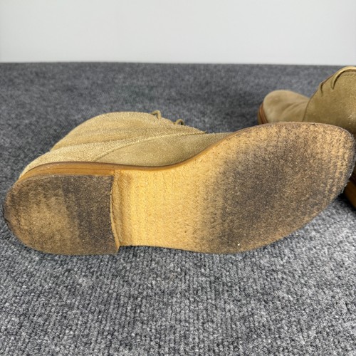 Officine Creative Gamuza Chukka Botines Para Hombre 42 EE. UU. 9 Marrón Hecho a Mano Italia - Imagen 8 de 9
