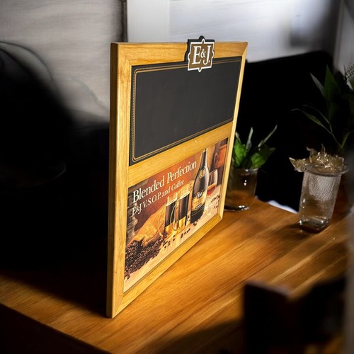 E & J Brandy Coffee- Blended Perfection- Advertising Bar Wall Chalkboard Sign - Picture 3 of 9
