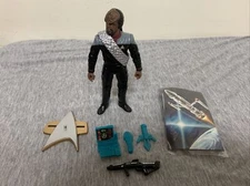 Vintage 1996 Playmates Star Trek First Contact Worf Figure Complete