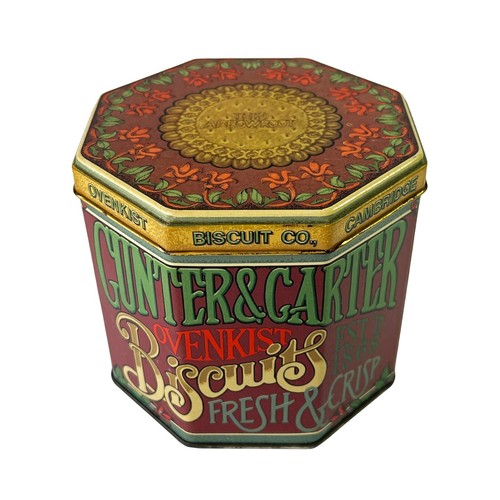 Vintage Gunter & Carter Ovenkist Biscuits Fresh & Crisp Tin, Daher England - Picture 1 of 6