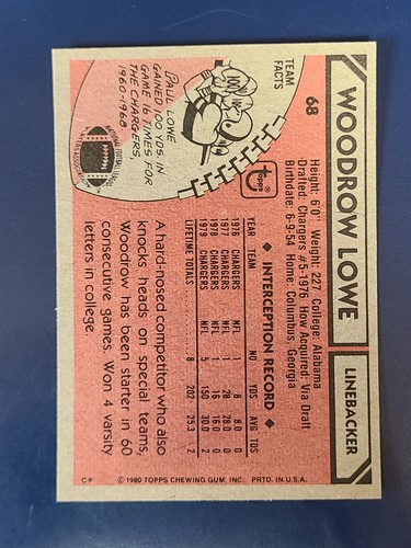 Tarjetas de fútbol americano Topps 1980 completan tu conjunto que elijas elegir cada una #1 - 132 - Imagen 105 de 213
