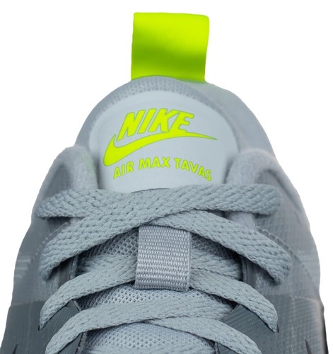 NIKE AIR MAX TAVAS : WOLF GREY / VOLT GREEN : 705149 015 : UK 9, 10, 11 - Picture 6 of 10