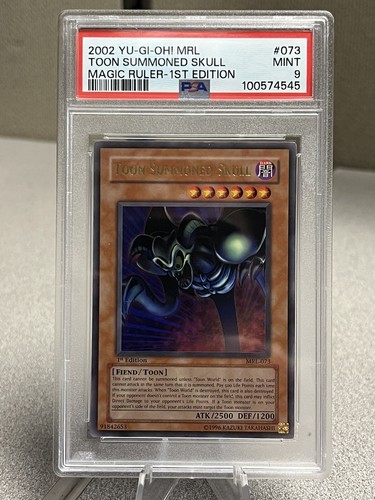 2002 YGO Toon Summoned Skull 1st Ed #MRL-073 PSA 9 - Picture 1 of 2