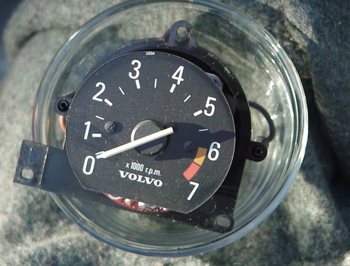 Volvo 140 or 240 Tachometer 1973-1980 4 Cylinder Looks & Works Well.