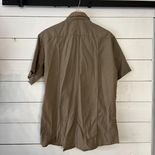 Blauer 8460 Classact Camicia Manica Corta Dive L (16-16,5) Argento Tan Nuova con etichette - Foto 5 di 5