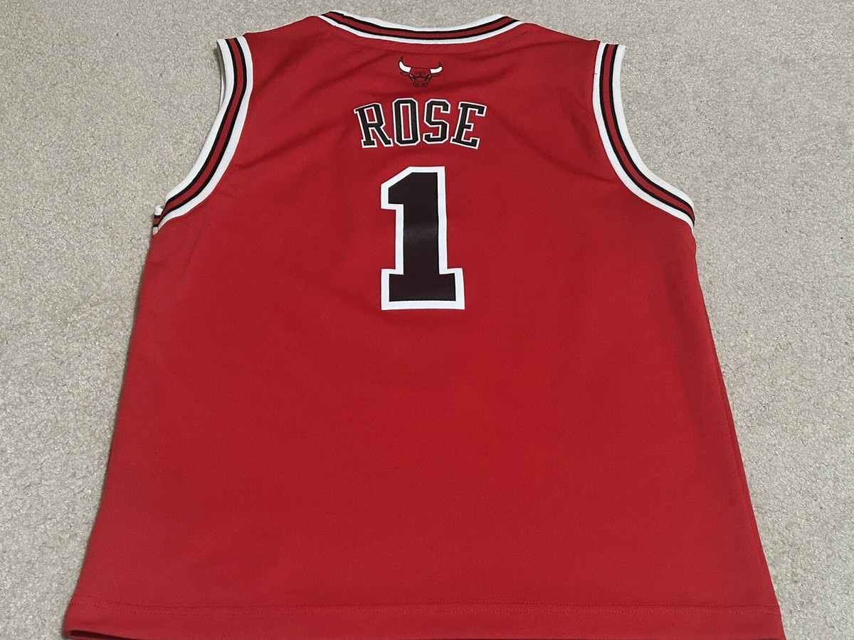 Derrick Rose Chicago Bulls Basketball Jersey Boys Kids Medium