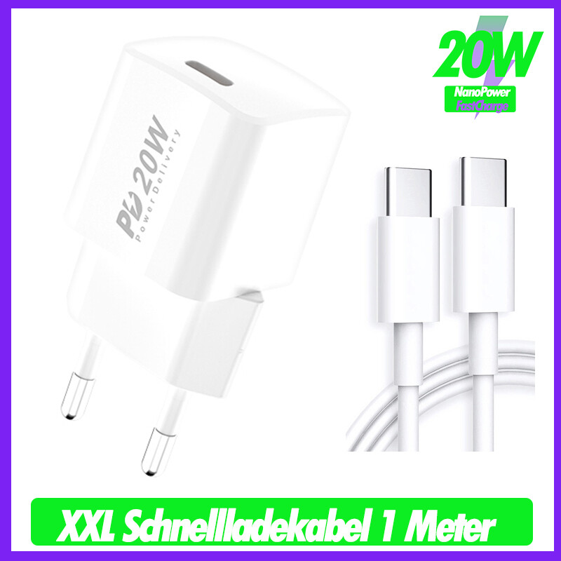 Nano Schnell Ladegerät 20 Вт Usb C быстрым подключением Ladekabel для MacBook Air/MacBook Pro/iPad Pro