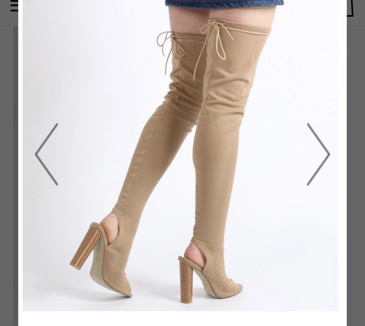 Sock fit deals thigh high boots