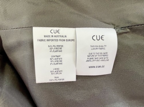 CUE Blazer Jacket BNWT Size 6 - Picture 9 of 10