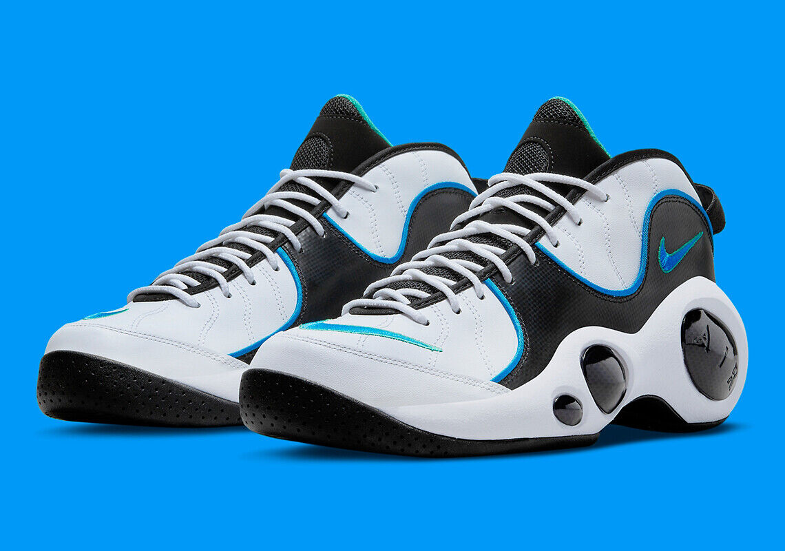 Nike Air Zoom Flight 95 White Photo Blue Jason Kidd PE Mavs DM0524-100 sz 11 Men