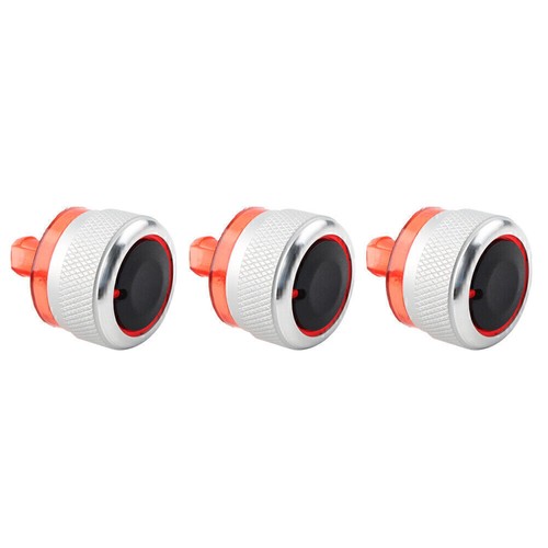 Interruptor Perilla Calefactor Botones A/C Cubierta Heat Fit Peugeot 206 207 C2 Plateado 3 Piezas - Imagen 4 de 9
