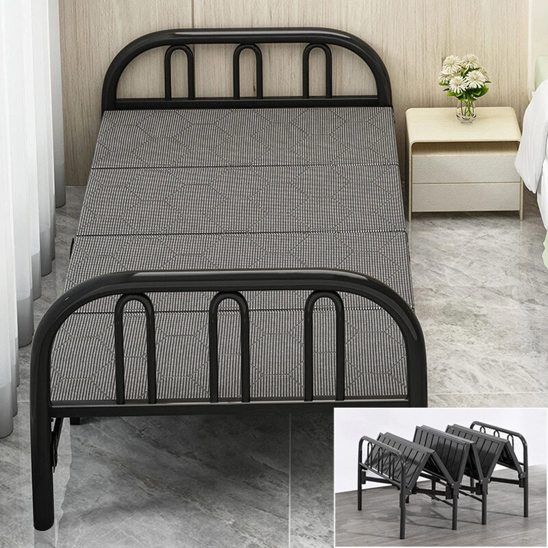 Foldable metal platform bed frame online