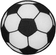 Ball Soccer Football Player Sport Circle Jacket Embroidered Sew Iron on Patch O