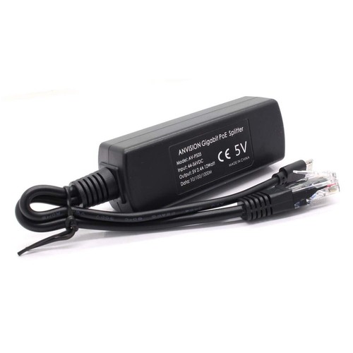 2er Pack Gigabit PoE Splitter 48 V auf 5 V 24 A Micro-USB-Ethernet-Adapter ko... - Bild 4 von 7