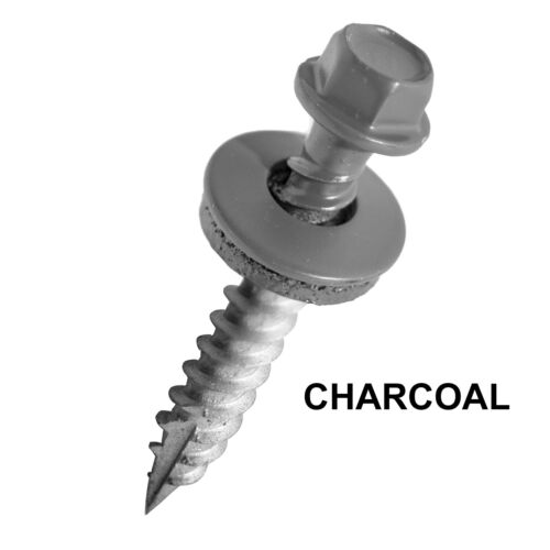 EAGLE 1 Metal Roofing Screws 1" - 4" Painted Hex Washer Head Sheet Metal Roofing - Picture 6 of 72