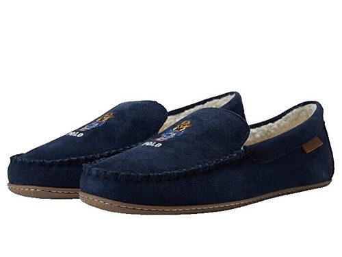 Polo Ralph Lauren Womens Kayleigh Scuff II Bear Sherpa