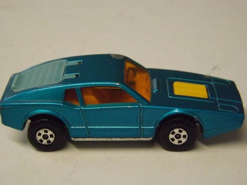 VINTAGE Matchbox Lesney Superfast No. 65 Saab Sonett III Blue 1973 England - Picture 3 of 6