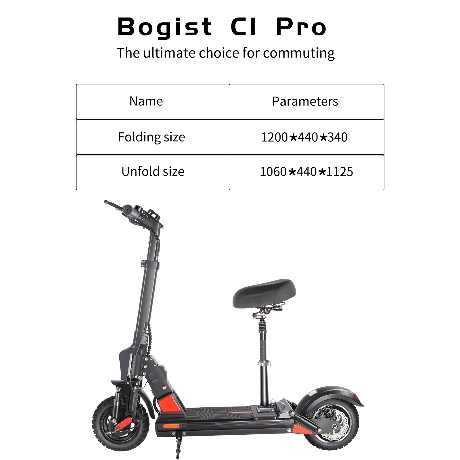 Details zu Elektro Scooter mit 10'' Off-Road Reifen Elektroroller Faltbar E Scooter 500Watt Hochwertig neu