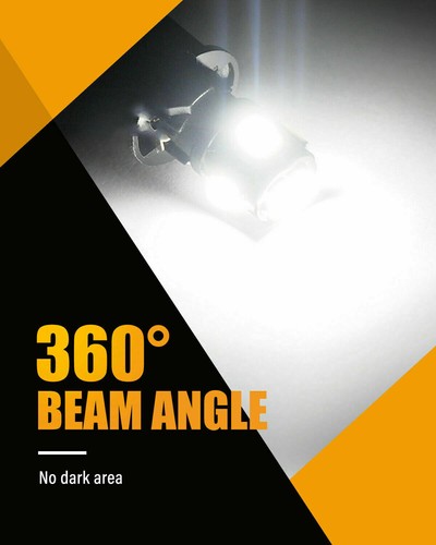 10pcs LED T10 194 168 W5W Canbus White Dome License Side Marker Light Bulb 6000K - Picture 2 of 12