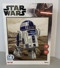 4D Cityscape Star Wars 3D Paper Model Kits R2 D2 192 Pieces Ages 10 New Sealed