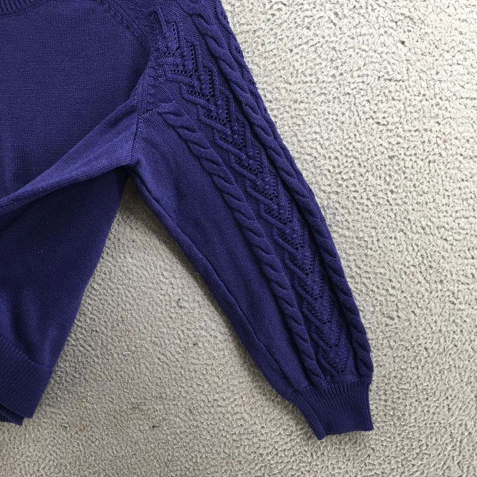 Suéter Lane Bryant Mujer 22/24 Clásico Manga Larga Crew Pointelle Pullover Foto 4 de 4