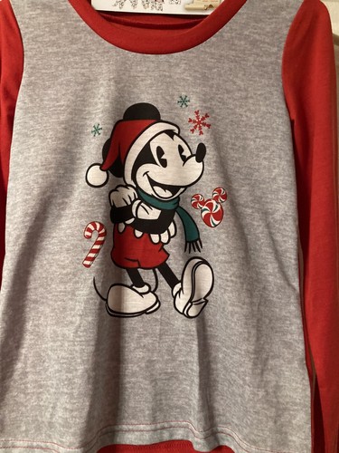 NWT Disney Mickey Mouse Christmas Pajamas 8 sleep SR$36 - Picture 3 of 6