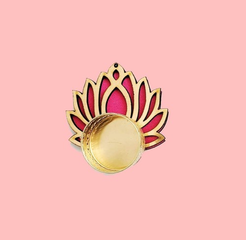Tealight Candle Holder Lotus Reusable Pack of 20 Home Decoration Item for Diwali - Picture 7 of 7