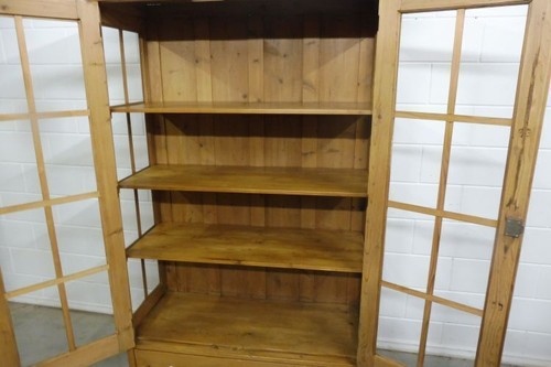 Vitrineschrank Glasvitrine Wandschrank Antiker Schrank Küchenschrank Schauvitrin - Bild 12 von 12
