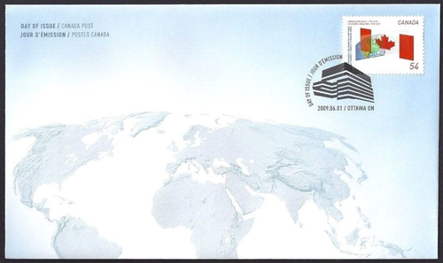 🍁Canada  #2331     "CANADIAN DIPLOMACY"   Brand New  2009 First Day Cover - Picture 1 of 2