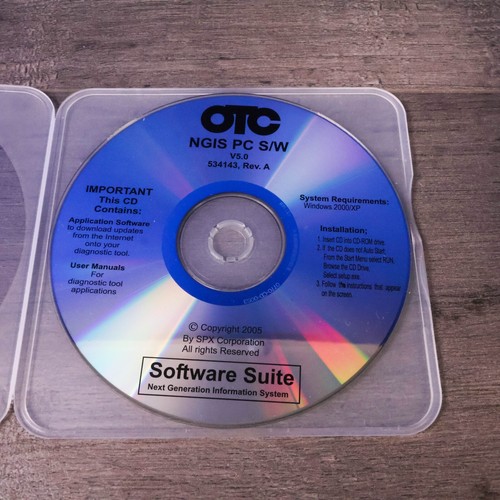 OTC GENISYS 5.0 NGIS PC SOFTWARE CD 534143