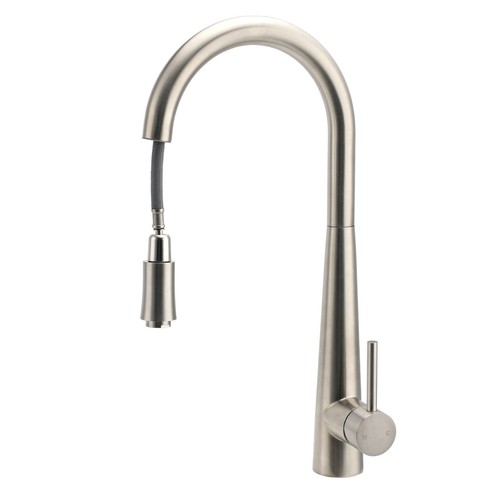 KYLINS Brushed Nickel Bath Spout Basin Mixer Kitchen Sink Tap Laundry Shower Arm - Picture 233 of 362