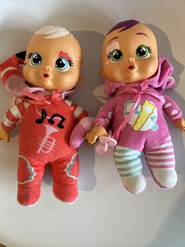 Lote de 2 muñecas bebé Cry Babies Tiny Cuddles 9" llora lágrimas reales - Imagen 6 de 6