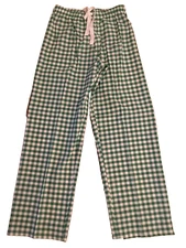 Woman's Pajama Pant Boxercraft Lounge Wear Kelly Green Check  Sz S ~ NWT