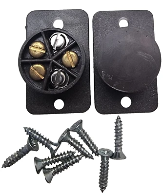 CONTACTO DE ALARMA EMPOTRADA - MARRÓN - 5 TERMINALES CONTACTO DE ALARMA EMPOTRADA - MARRÓN