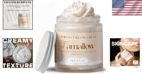 Natural Whipped Skin Lotion with Beef Tallow & Almond Oil - 4 FL. oz, Anti-Aging - Picture 2 of 9