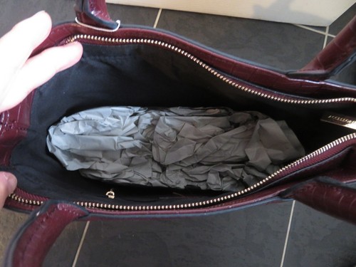 Accessorize brown faux leather handbag. BNWT. Grab handles/shoulder strap - Picture 2 of 5