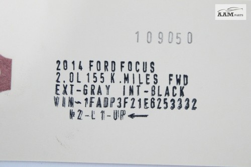 2012-2014 FORD FOCUS FWD SEDAN 6T40 AUTOMATIC TRANSMISSION GEAR ECCENTRIC OEM - Picture 6 of 6