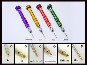 6 in 1 screwdriver tool kit set for apple macbook pro retina a1398 macbook pro screw driver size