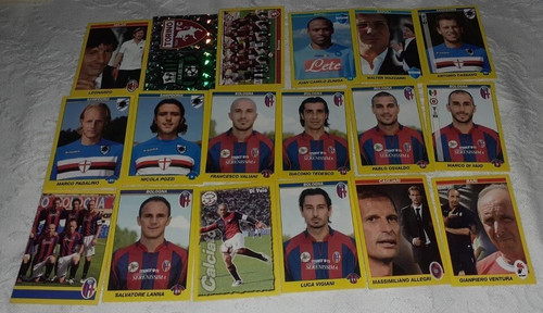 LOTE PEGATINAS CALCIATORI PANINI VINTAGE FÚTBOL FÚTBOL EQUIPO ITALIANO, JUGADOR, INSIGNIA - Imagen 6 de 10