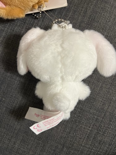 Sanrio Sugarbunnies Shirousa Kurousa weiß braun Hase Kaninchen Plüsch Schlüsselanhänger - Bild 5 von 8