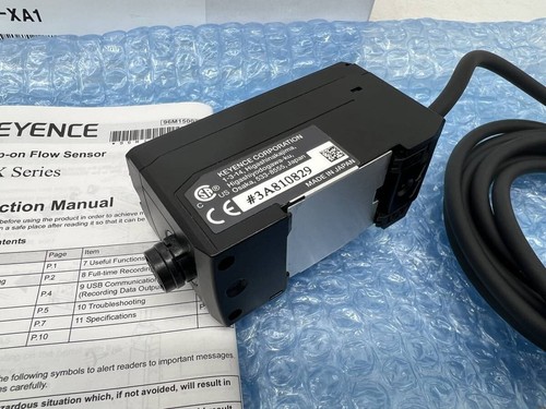 Keyence FD-XA1 Clamp-On Type Flow Sensor FD-X Series Controller Tested & Working - Picture 8 of 8