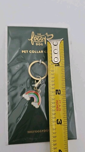 The Foggy Dog Pet Collar Charm Rainbow New - Picture 4 of 4