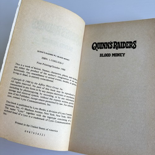 Quinn’s Raiders - 4 Book Bundle Vintage Western Books Diablo Double Cross - Picture 6 of 13