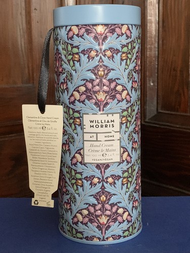 RARE William Morris Hand cream- Clementine & Clove In Gift Tin, 100ml/3.4 Fl. Oz - Picture 2 of 3