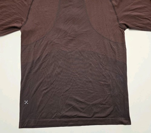 Maglione Lululemon Metal Vent Tech 1/4 zip uomo medio marrone manica lunga - Foto 17 di 24