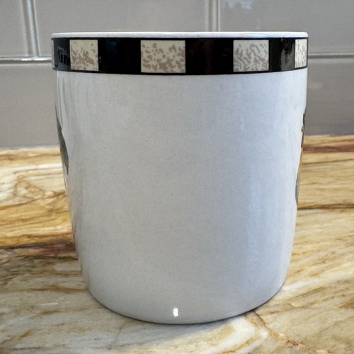 Set 6 tazzine caffè gallo ceramica Gibson bianco marrone casale casetta - Foto 7 di 18