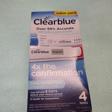 Clearblue Early Combo Pack Pregnancy Test Value Pack 4 Tests 2PKS 07/2026